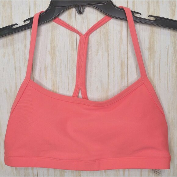Calme By Johnny Was Women's Endurance Racerback Sports Bra Coral Pink Size S - Picture 8 of 9